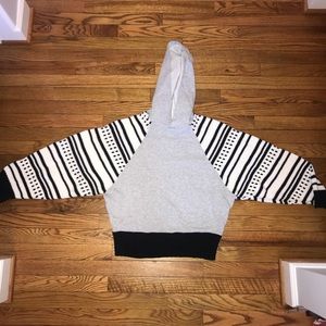 Urban hoodie with Aztec sleeves